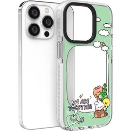 [S2B] Line Friends Minini Frame Clear Line-Smartphone Bumper Camera Guard Customization iPhone Galaxy Case-Made in Korea